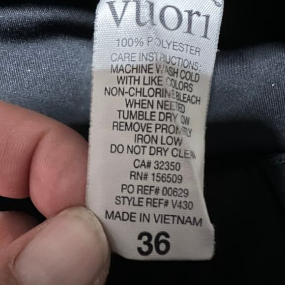 Vuori Meta Pants Mens 36 x30 Black Slim Fit Athletic Casual Stretch V430 - Picture 6 of 12